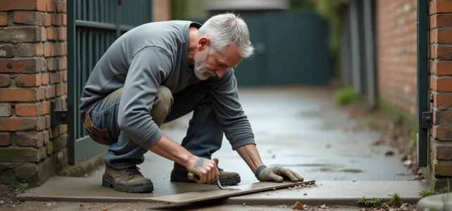 Ragréage et rattrapage de seuil portail : conseils pratiques pour une rénovation réussie